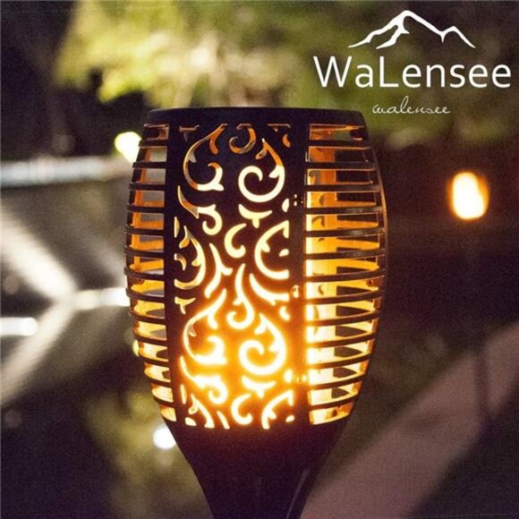 Super Large Size Solar Lights Outdoor Upgraded 43"(6 PACK) 96 LED Waterproof - Picture 5 of 7
